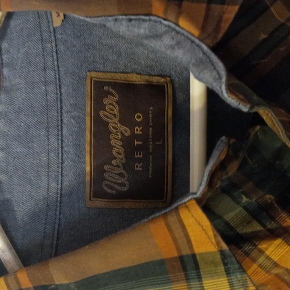 Men's retro Wrangler Western shirt - Picture 2 of 9